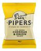 Pipers Chips Cheddar & Onion 40 g.