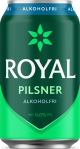 Royal Alkoholfri Pilsner 33 cl. Alk. 0,0 % Vol. dåse